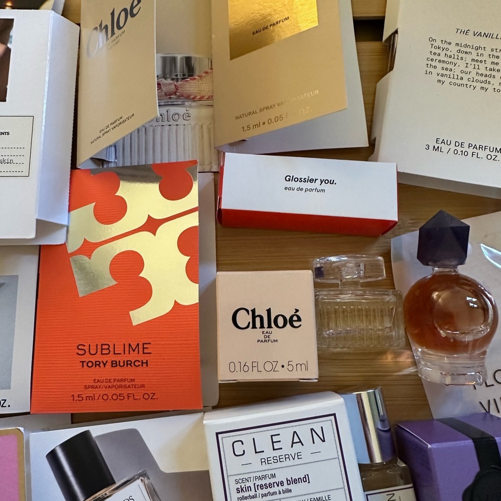 35 pc Fragrance Sampler Chloe Viktor & Rolf YSL Chanel - Picture 4 of 10